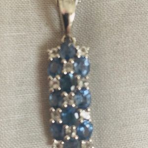 Jewelry - Diamond Sapphire Necklace Jewelry - Diamond Sapphire Necklace